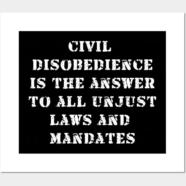 civil disobedience Wall Art by Views of my views